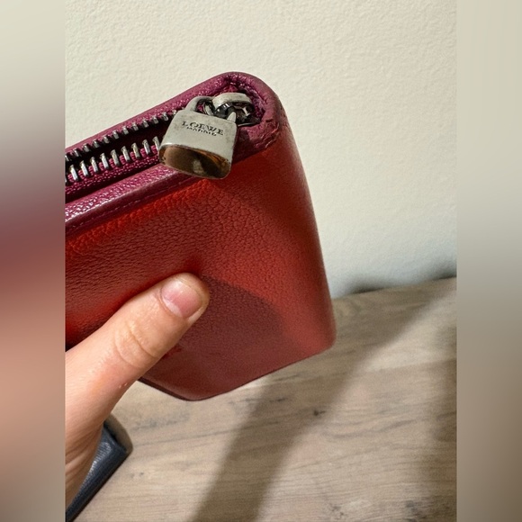 Loewe Fuchsia Leather Long Wallet - Picture 8 of 12